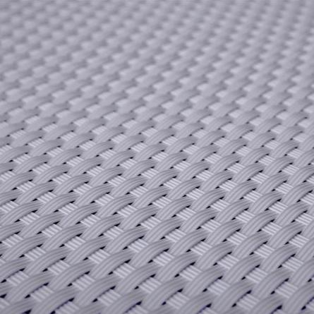 Sichtschutzstreifen CAVE Rattan-Optik | Silbergrau