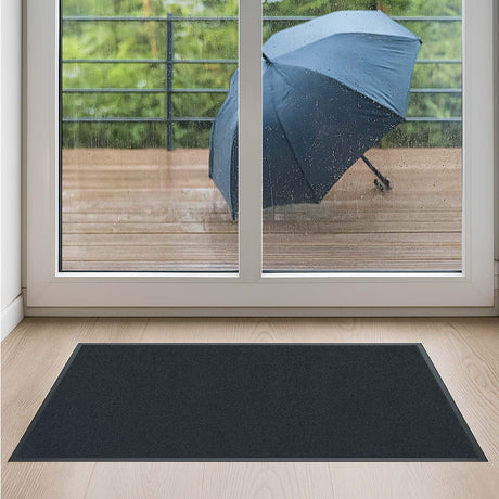 Premium Schmutzfangmatte PUBLIC nach Maß mit Brandschutz | 001 Schwarz