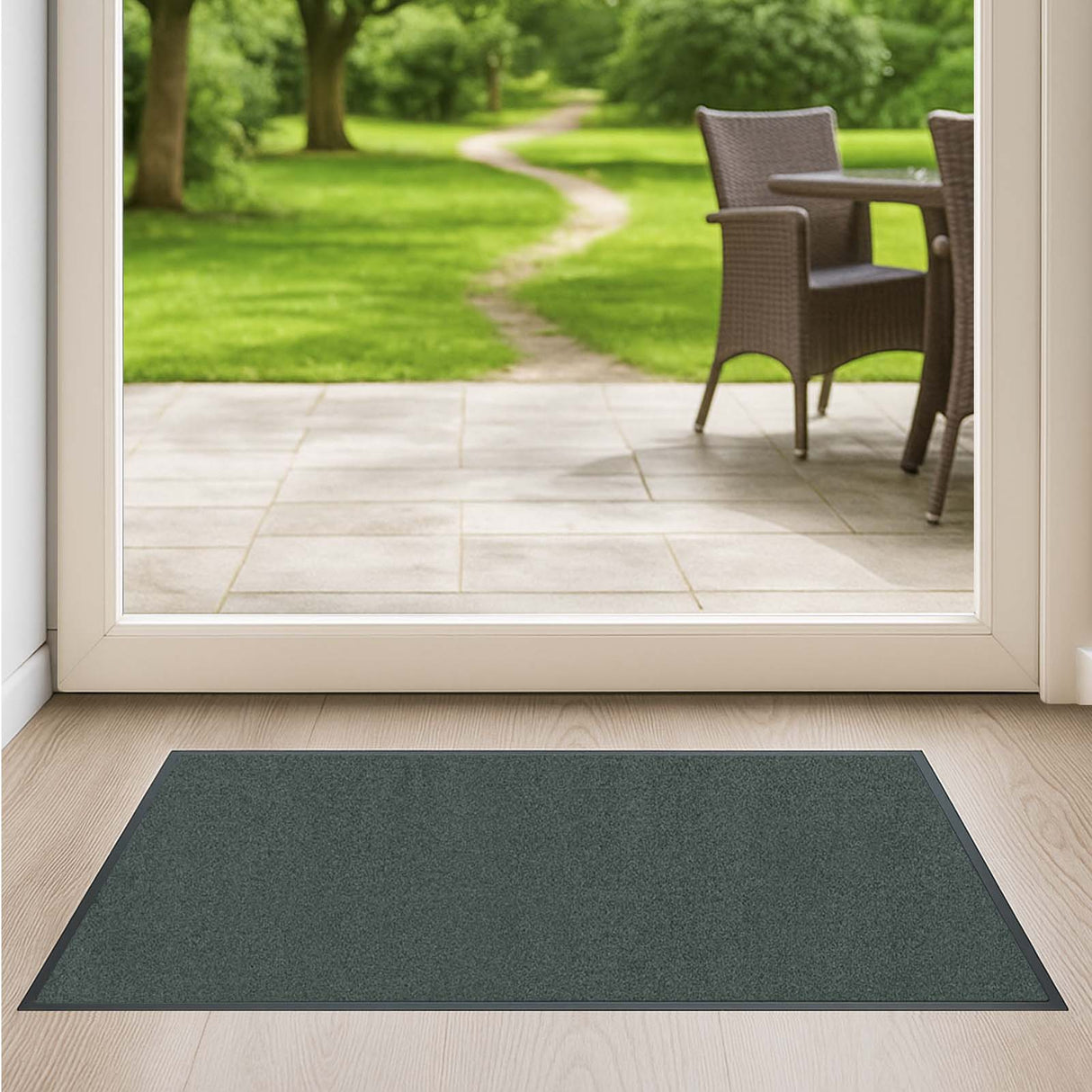 Schmutzfangmatte Premium - hochwertig & farbbrillant - Maßanfertigung in 100 Farben Länge: 50cm x Breite: 38cm [ID:1785667040715]