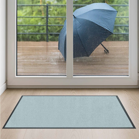 Premium Schmutzfangmatte PUBLIC nach Maß mit Brandschutz | 003 Stahlblau