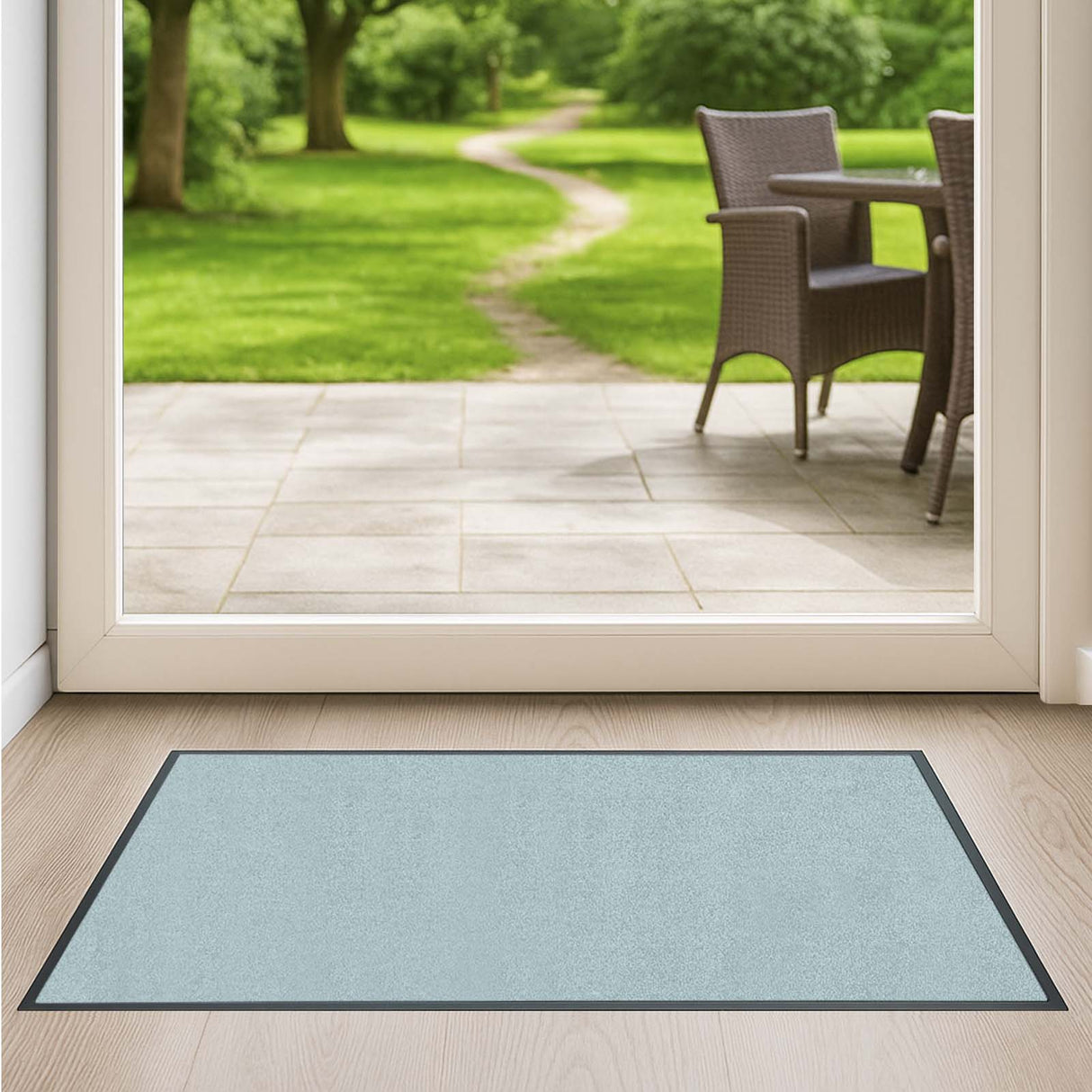Schmutzfangmatte Premium - hochwertig & farbbrillant - Maßanfertigung in 100 Farben Länge: 120cm x Breite: 195cm [ID:1785880236411]