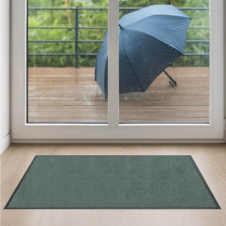 Premium Schmutzfangmatte PUBLIC nach Maß mit Brandschutz | 009 Petrolgrau