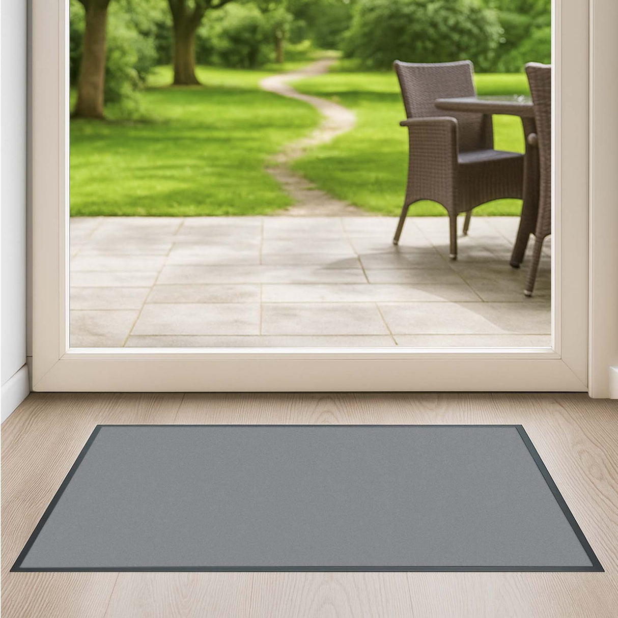 Schmutzfangmatte Premium - hochwertig & farbbrillant - Maßanfertigung in 100 Farben 90cm x 60cm [ID:1772622215494]