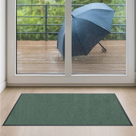 Premium Schmutzfangmatte PUBLIC nach Maß mit Brandschutz | 018 Schattengrün