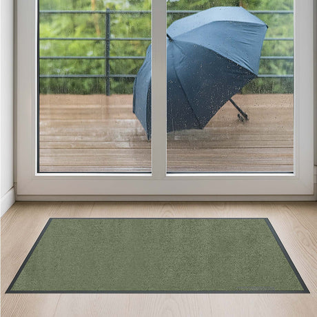 Premium Schmutzfangmatte PUBLIC nach Maß mit Brandschutz | 019 Olivgrün