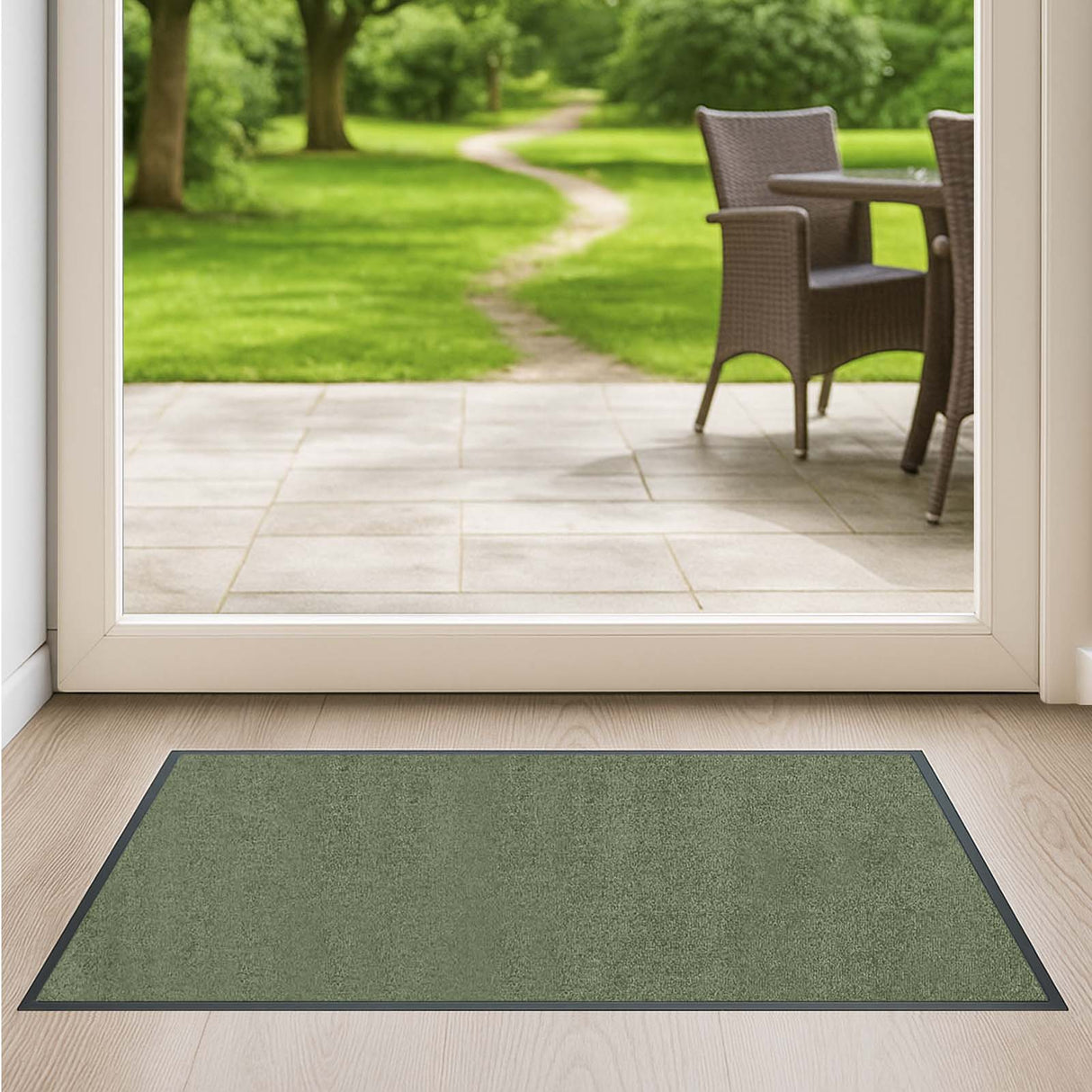 Schmutzfangmatte Premium nach Maß | 019 Olivgrün
