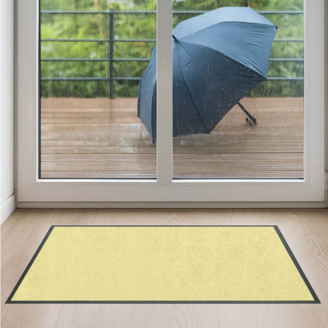 Premium Schmutzfangmatte PUBLIC nach Maß mit Brandschutz | 023 Strohgelb