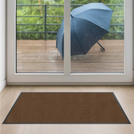 Premium Schmutzfangmatte PUBLIC nach Maß mit Brandschutz | 026 Wallnussbraun