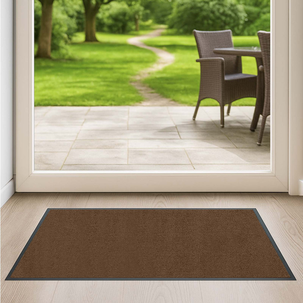 Schmutzfangmatte Premium - hochwertig & farbbrillant - Maßanfertigung in 100 Farben Länge: 90cm x Breite: 80cm [ID:1788087367525]