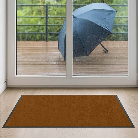Premium Schmutzfangmatte PUBLIC nach Maß mit Brandschutz | 027 Rehbraun