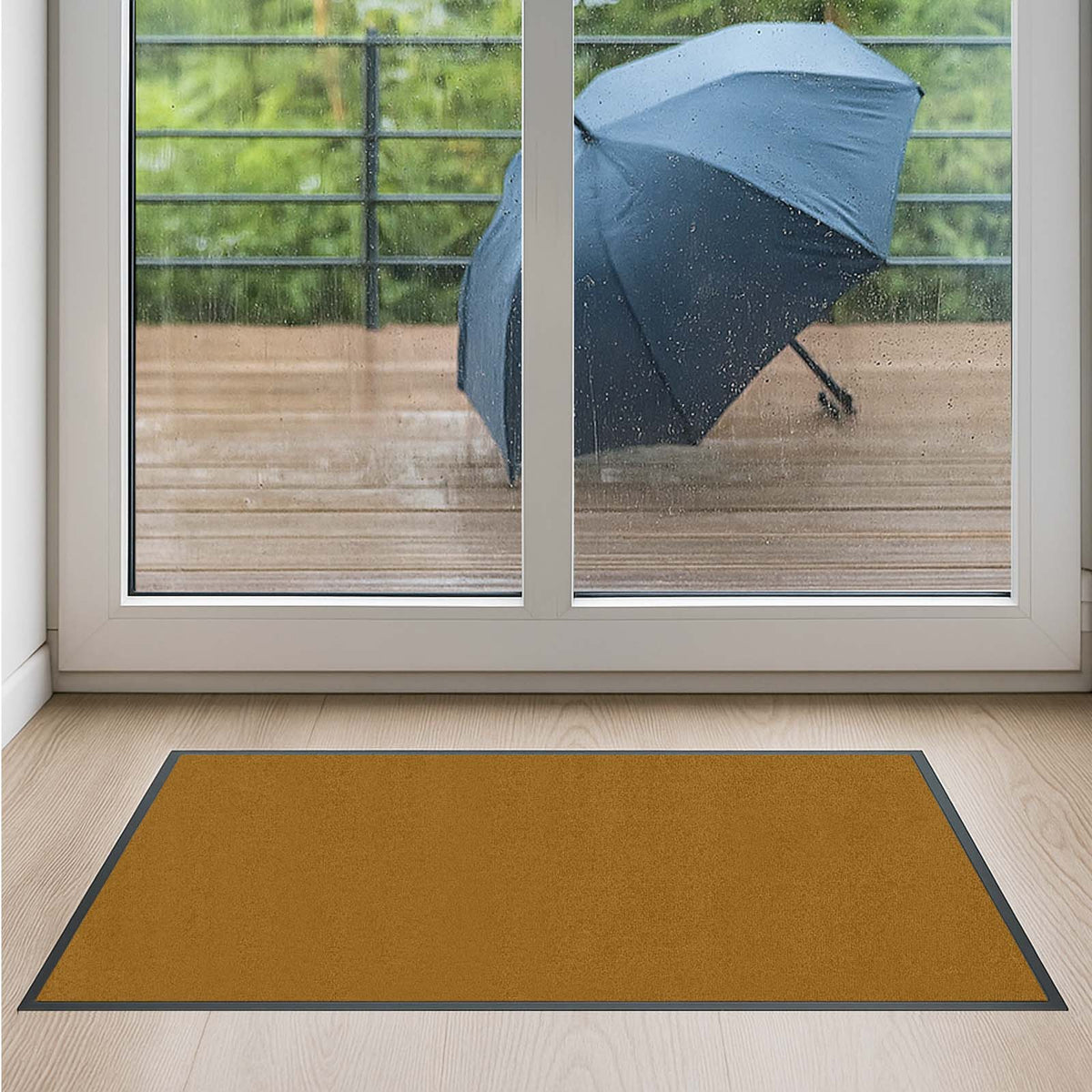 Premium Schmutzfangmatte PUBLIC - mit Brandschutzklasse - Maßanfertigung in 100 Farben Länge: 90cm x Breite: 60cm [ID:1790067126335]