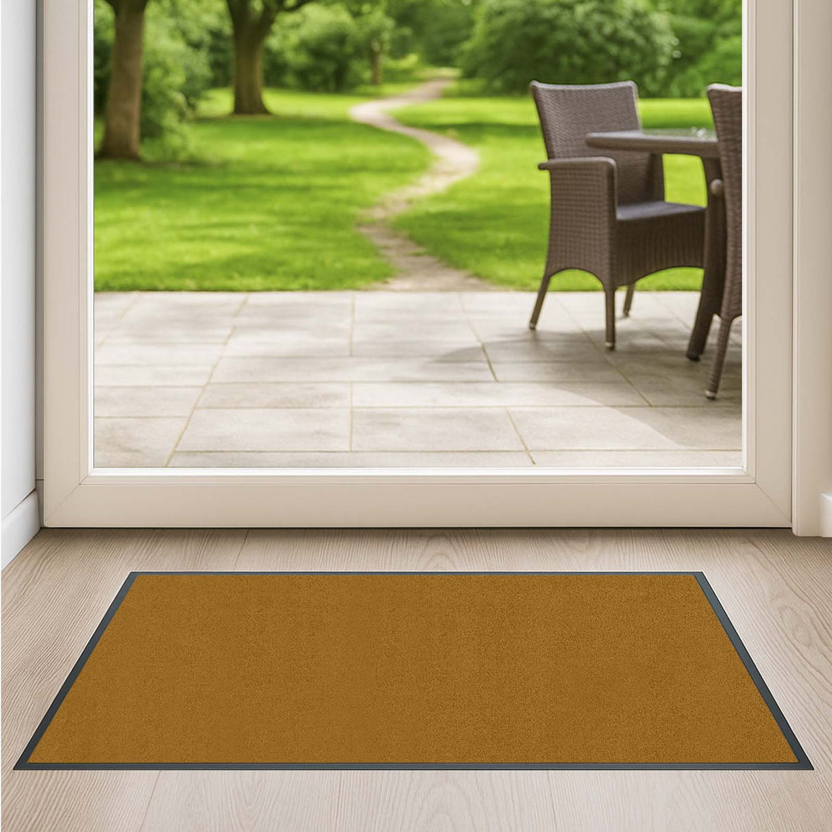 Schmutzfangmatte Premium - hochwertig & farbbrillant - Maßanfertigung in 100 Farben Länge: 107cm x Breite: 30cm [ID:1786253819803]