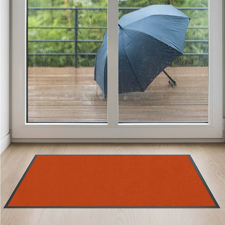 Premium Schmutzfangmatte PUBLIC nach Maß mit Brandschutz | 049 Ziegelrot