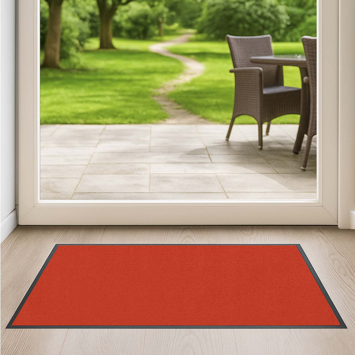 Schmutzfangmatte Premium - hochwertig & farbbrillant - Maßanfertigung in 100 Farben Länge: 110cm x Breite: 80cm [ID:1786786696380]