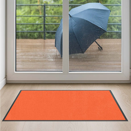 Premium Schmutzfangmatte PUBLIC nach Maß mit Brandschutz | 052 Glutorange