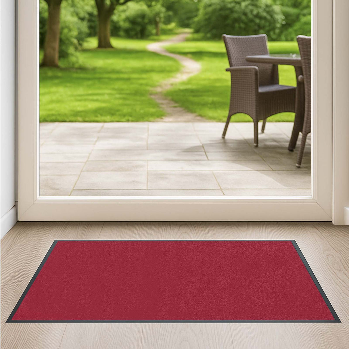 Schmutzfangmatte Premium - hochwertig & farbbrillant - Maßanfertigung in 100 Farben Länge: 110cm x Breite: 80cm [ID:1785922395793]