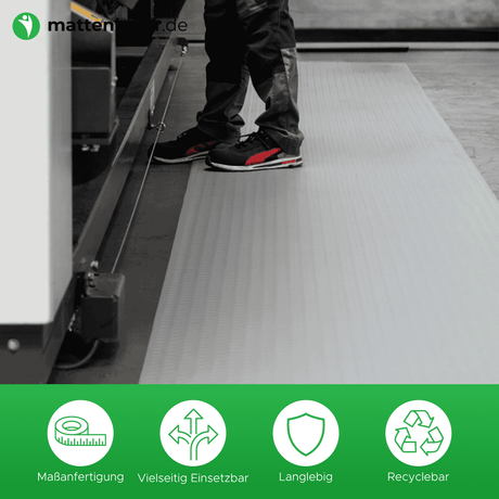 Antierdmüdungsmatte Ergosoft Diamond in Anwendung