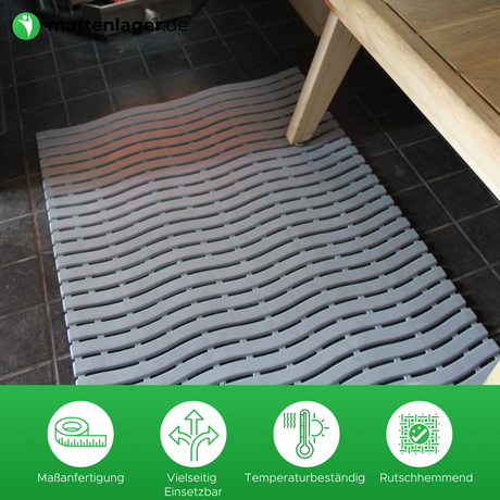 Antirutschmatte HYGRO BASIC | Grau 