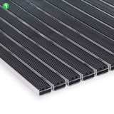 Eingangsmatte ALUPRO - Gummi-Einlage für Außenbereiche - 3 Stärken - Zone 1