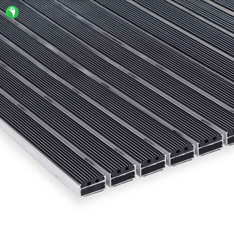 Eingangsmatte ALUPRO - Gummi-Einlage für Außenbereiche - 3 Stärken - Zone 1