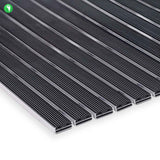 Eingangsmatte ALUPRO - Gummi-Einlage für Außenbereiche - 3 Stärken - Zone 1