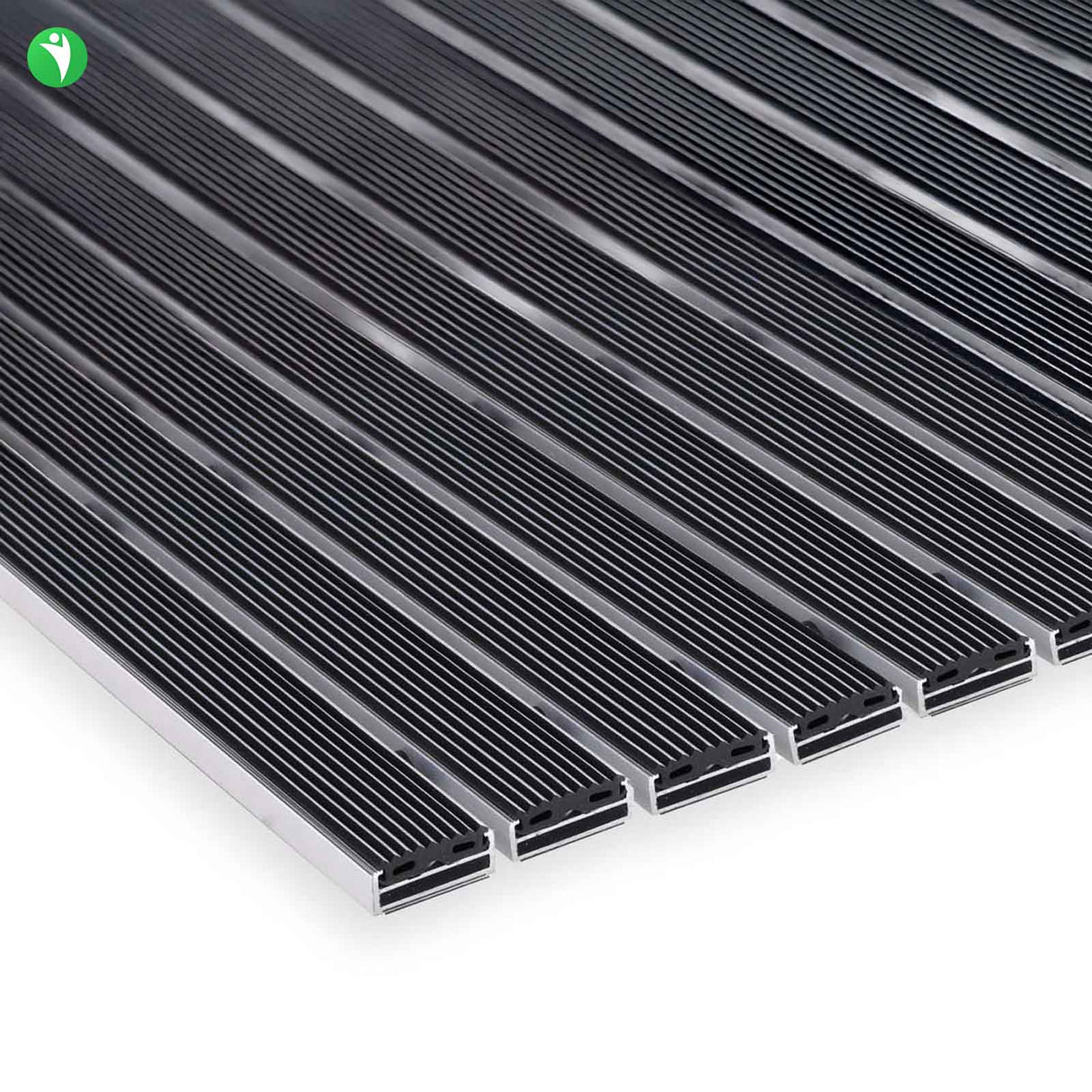 Eingangsmatte ALUPRO - Gummi-Einlage für Außenbereiche - 3 Stärken - Zone 1 60cm x 100cm [ID:1780519060916]