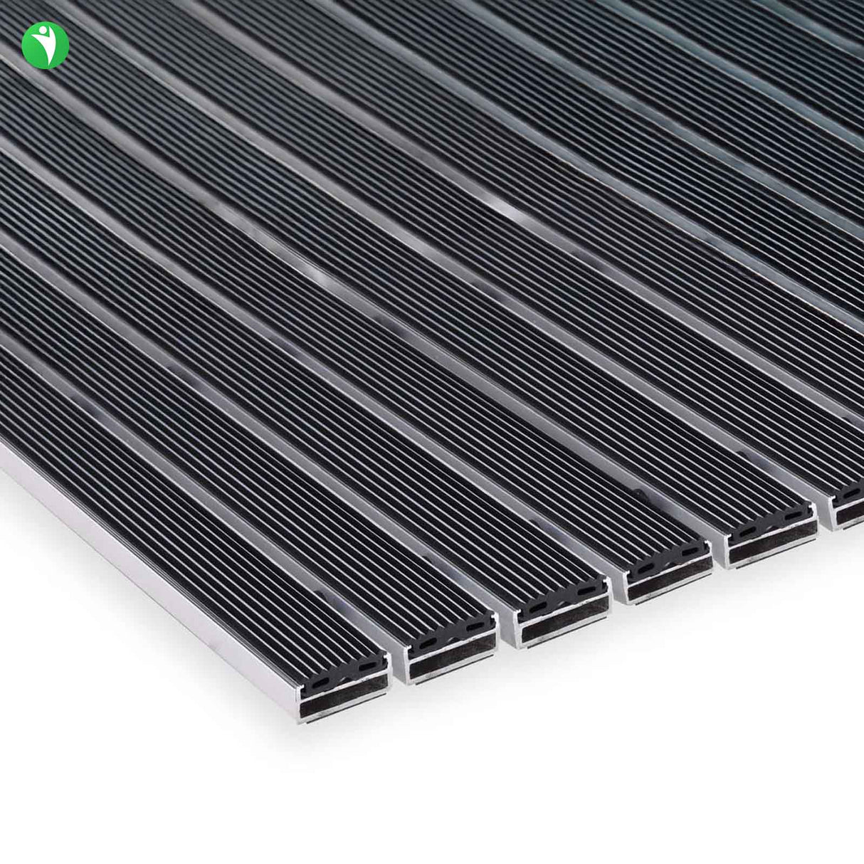 Eingangsmatte ALUPRO - Gummi-Einlage für Außenbereiche - 3 Stärken - Zone 1