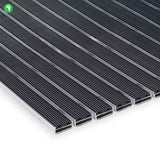 Eingangsmatte ALUPRO - Gummi-Einlage für Außenbereiche - 3 Stärken - Zone 1