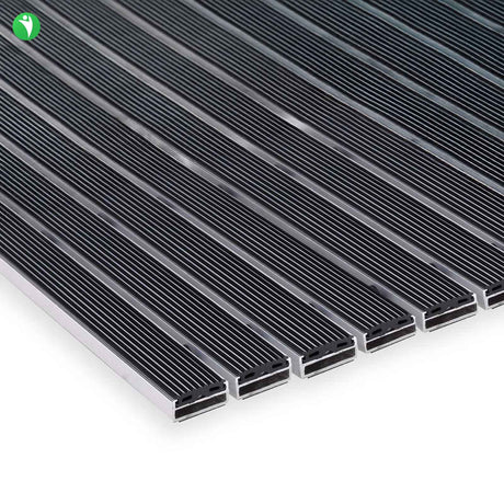 Eingangsmatte ALUPRO - Gummi-Einlage für Außenbereiche - 3 Stärken - Zone 1