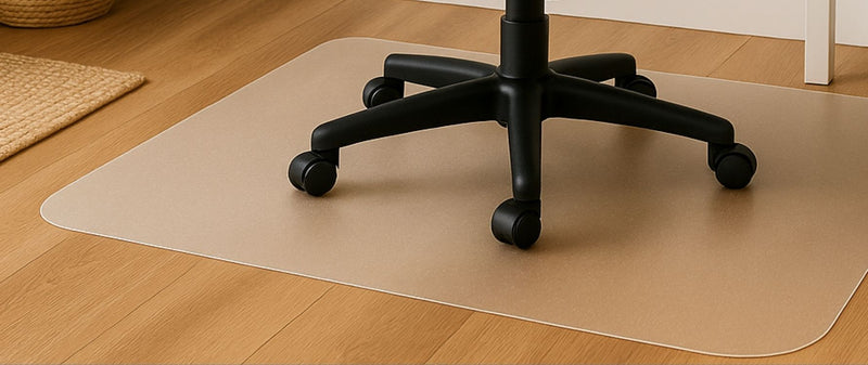 Bodenschutzmatte Für Hartholzboden – Transparente PVC Stuhlunterlage, 90x120 Cm, BPA-frei, Kratzfest Für Bürostuhl Unter Schreibtisch