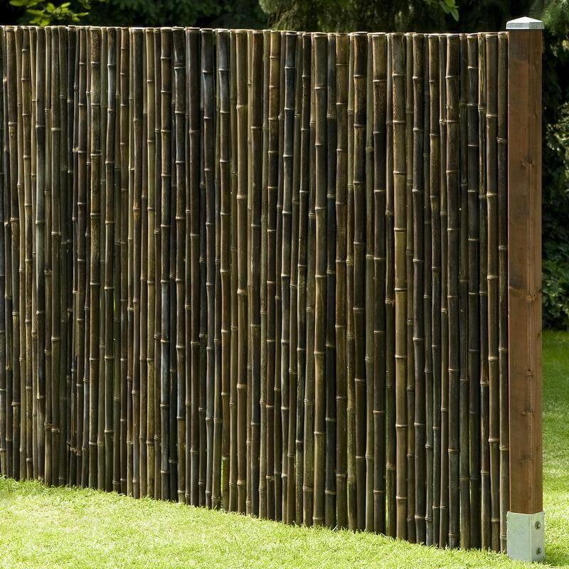 Bambus-Sichtschutz LIAO BLACK - Natürlicher Blickschutz für Zuhause