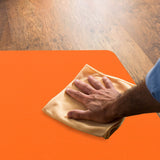 Bodenschutzmatte farbig - Bürostuhlunterlage | Orange