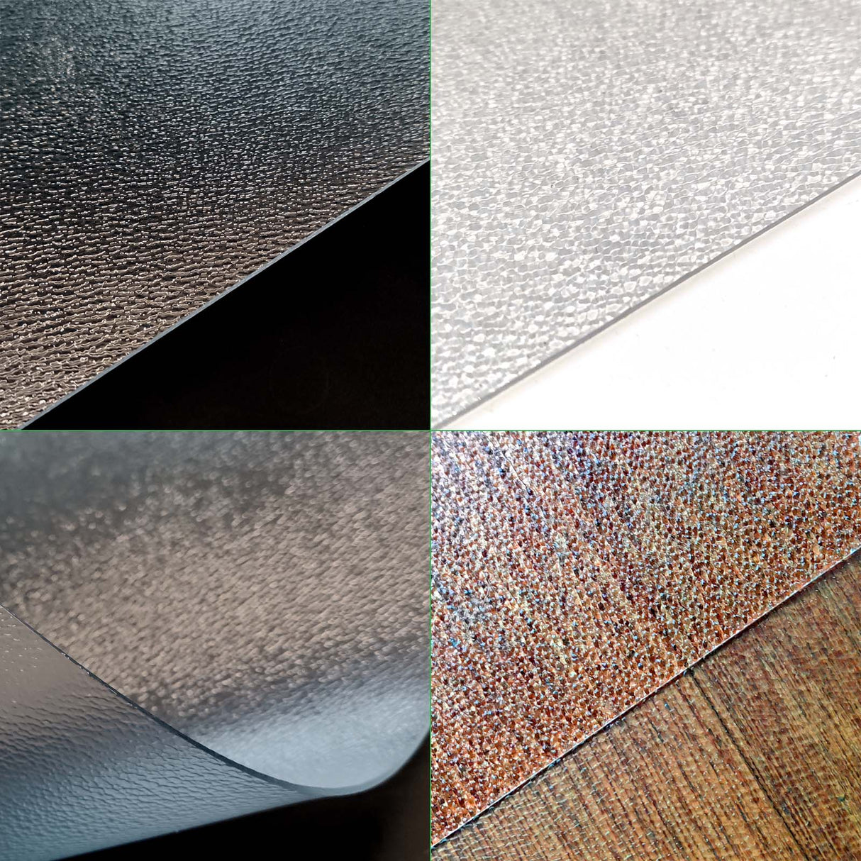 FLEXY Unterlage für Schreibtischstuhl - Für Hartböden - Transparent & rutschfest - Untergründe