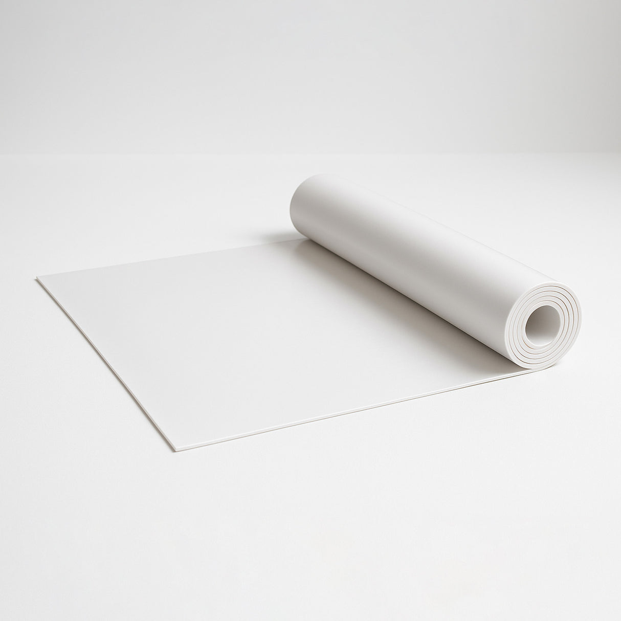 Gummimatte EPDM Lebensmittelecht - Weiß