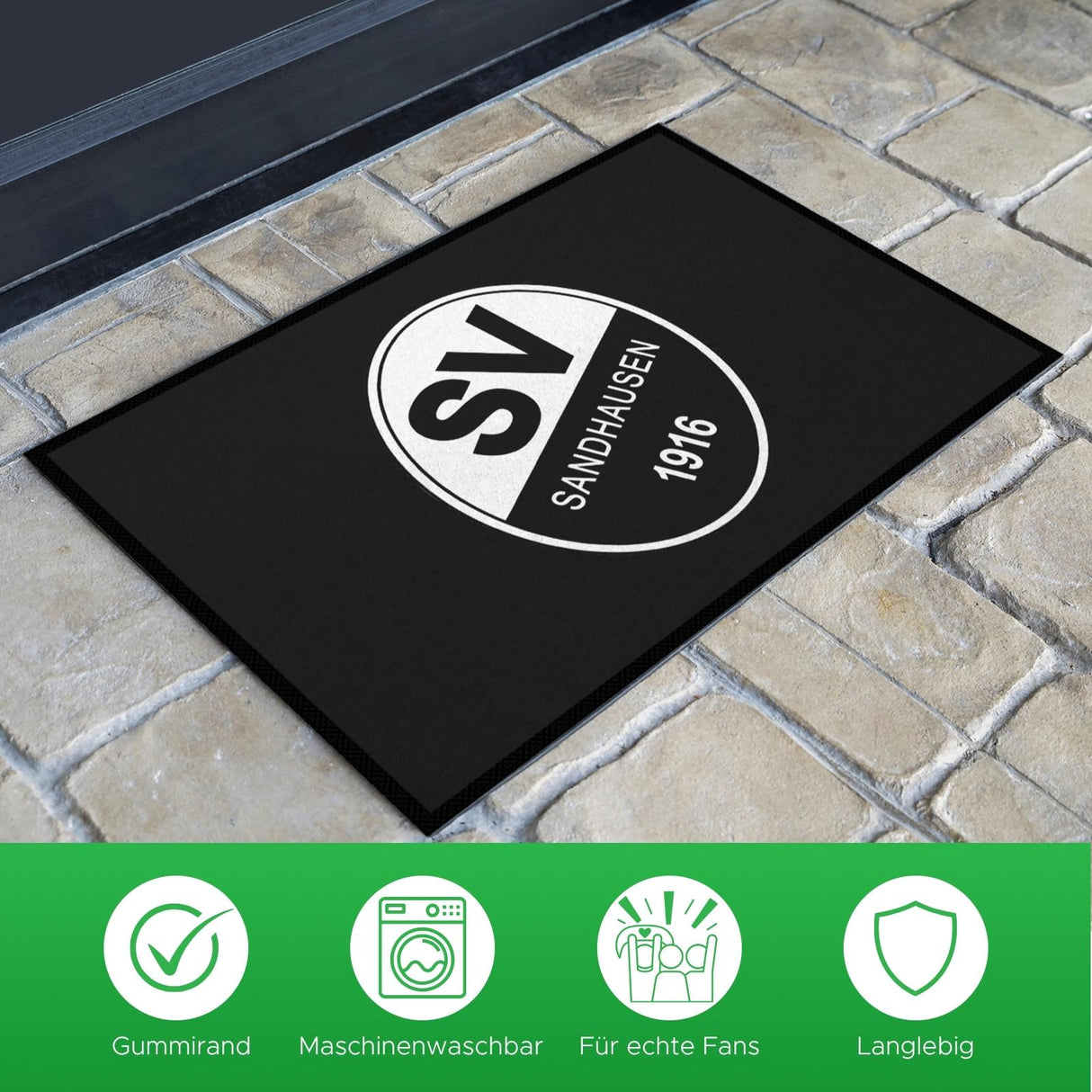 Fanmatte SVS Logo in Anwendung