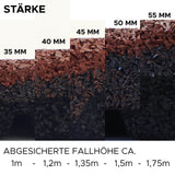 Fallschutzmatte CAPTURA - 50x50 cm - verschiedene Stärken | Info