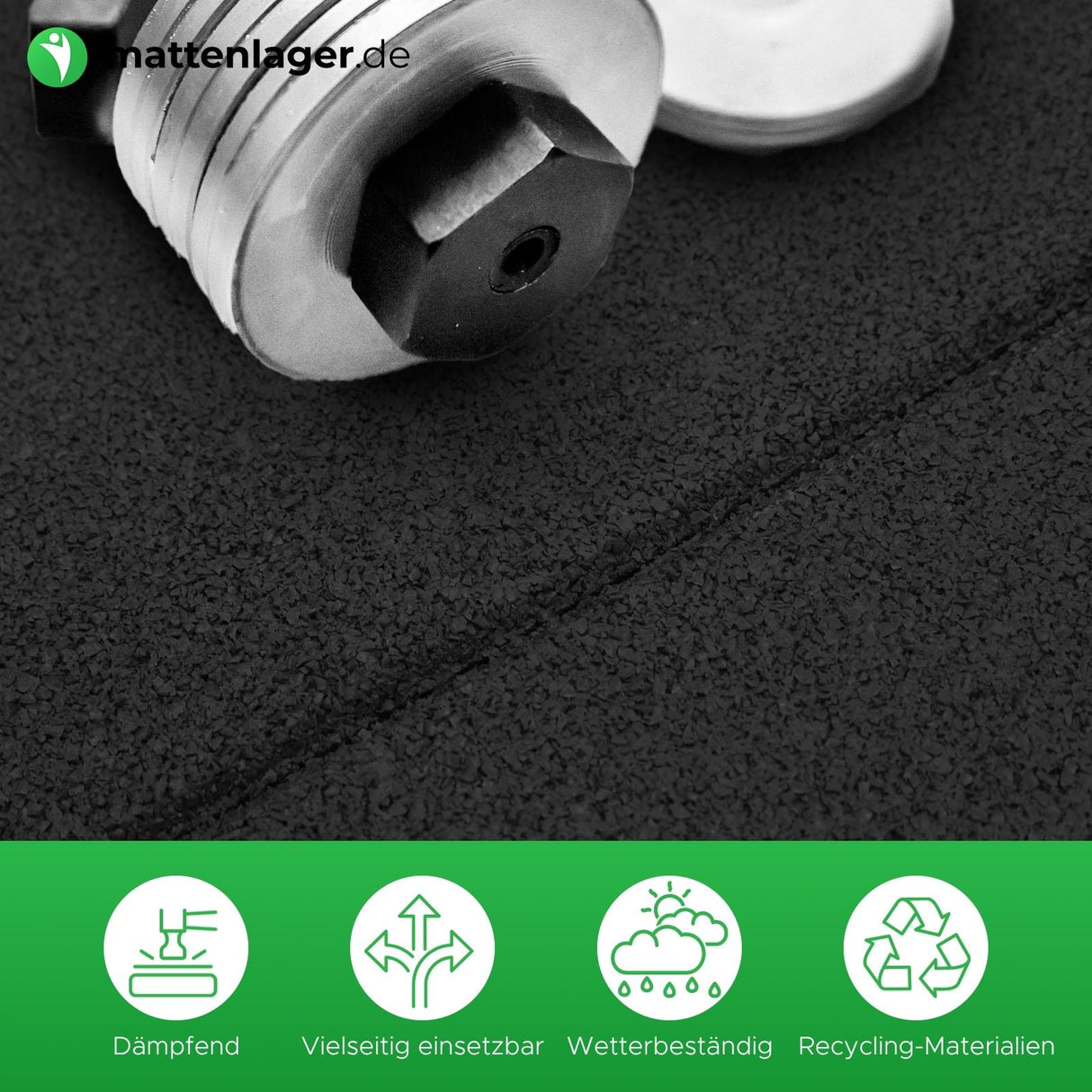 Fallschutzmatte CAPTURA GYM in Anwendung Mattenlager | Schwarz