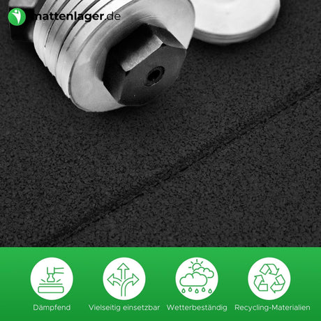 Fallschutzmatte CAPTURA GYM in Anwendung Mattenlager | Schwarz