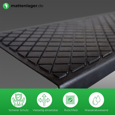Gummi Stufenmatte CHECKER in Anwendung