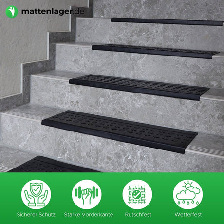 Gummi Stufenmatte COIN in Anwendung
