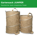 Gartensack JUMPER Jute Pop-Up-Feder Mattenlager | Jute