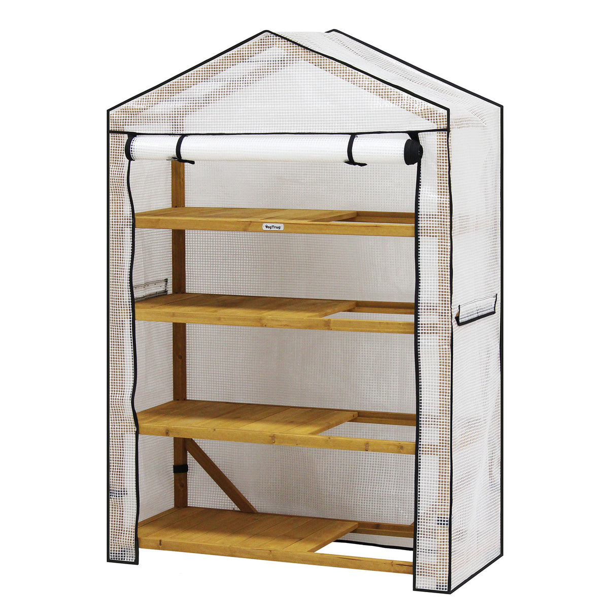 Gewächshaus GERRA - Foliengewächshaus mit Holzrahmen