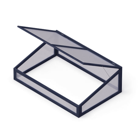 Frühbeet-Aufsatz MAGO - Schutz für Ihren Anbau | 120x80 cm | Schwarz