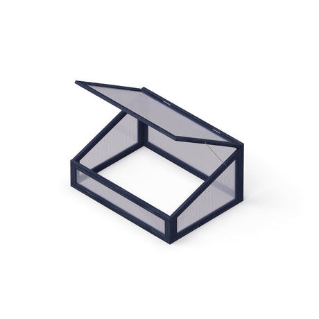 Frühbeet-Aufsatz MAGO - Schutz für Ihren Anbau | 80x60 cm | Schwarz