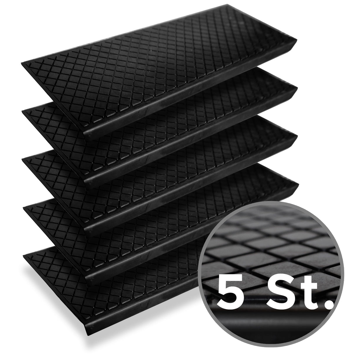 Gummi-Stufenmatte Checker