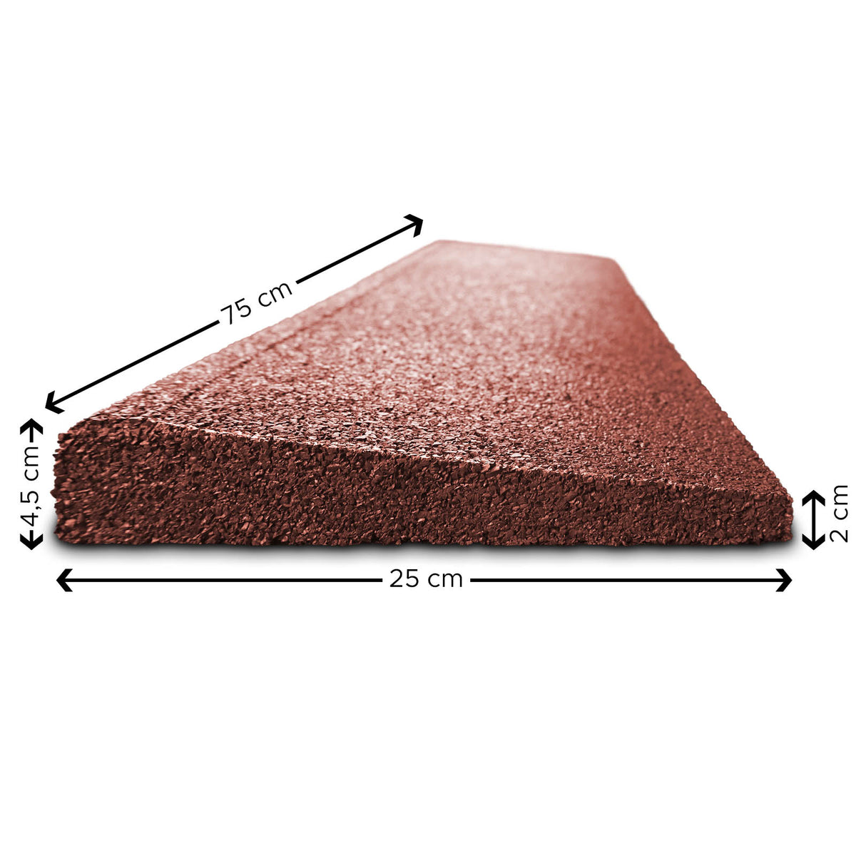 Y Rot Mat Rubber granulate ramp mat - weatherproof ramps – Mattenlager