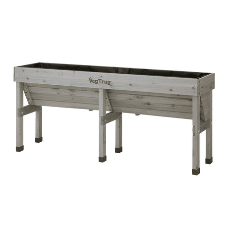 Hochbeet LURA - Praktisches Hochbeet für Ihren Garten | 183x46x80 cm  | Grau