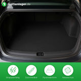 Gummimatte Cheops in Anwendung als Unterlage für Autokofferraum