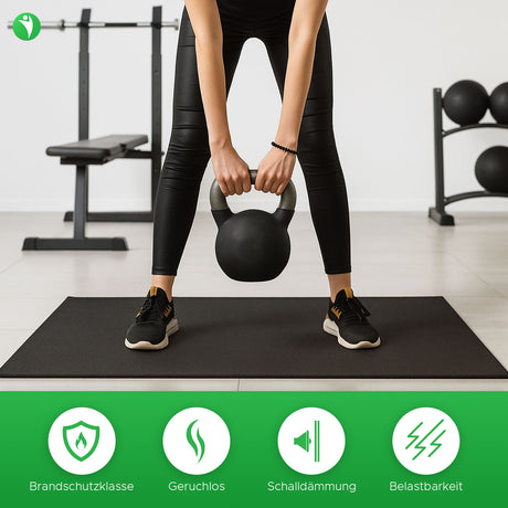 Antivibrationsmatte Gummimatte in Anwendung