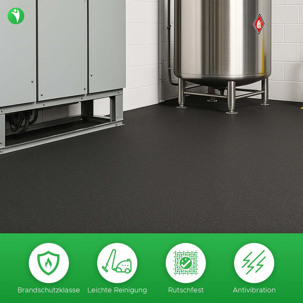 Gummimatte Antivibration in verschieden Stärken - 5mm